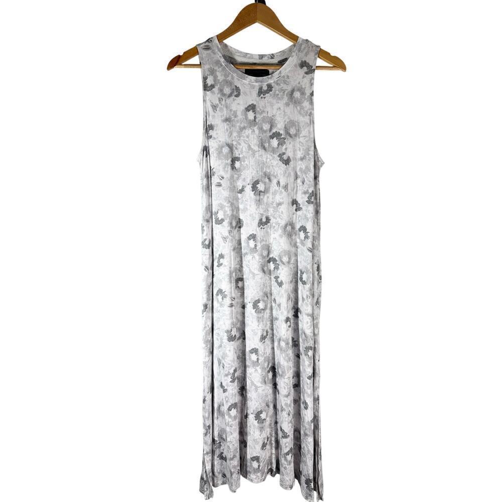 Donna Karan Soft Knit Midi Sleepwear Dress Size Medium Stretch